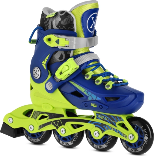 NILS Extreme Blaze állítható gyermek inline görkorcsolya, kék – L (39–42)