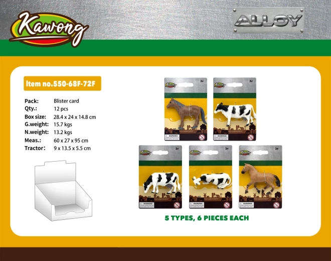 Farmállatok – mini gyűjthető figurák