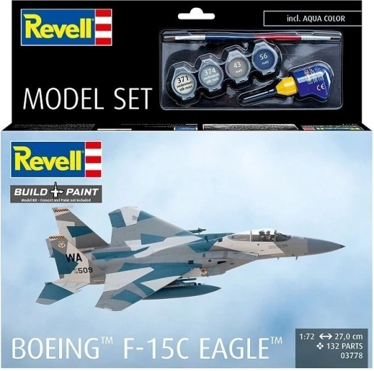 Műanyag modell Boeing F-15C Eagle 1:72 kezdőkészlet