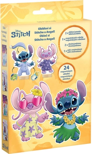 Mágneses öltöztetés színezővel Lilo & Stitch