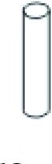 Csap 2,5 × 12,8 mm X3 CVD - 1 darab