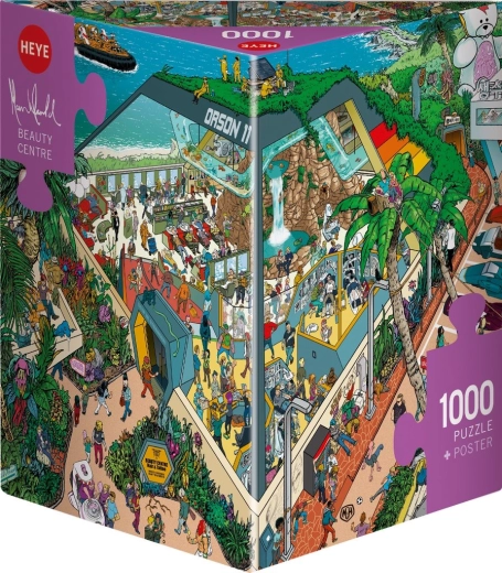 Heye puzzle – Gyönyörű belváros, 1000 darabos