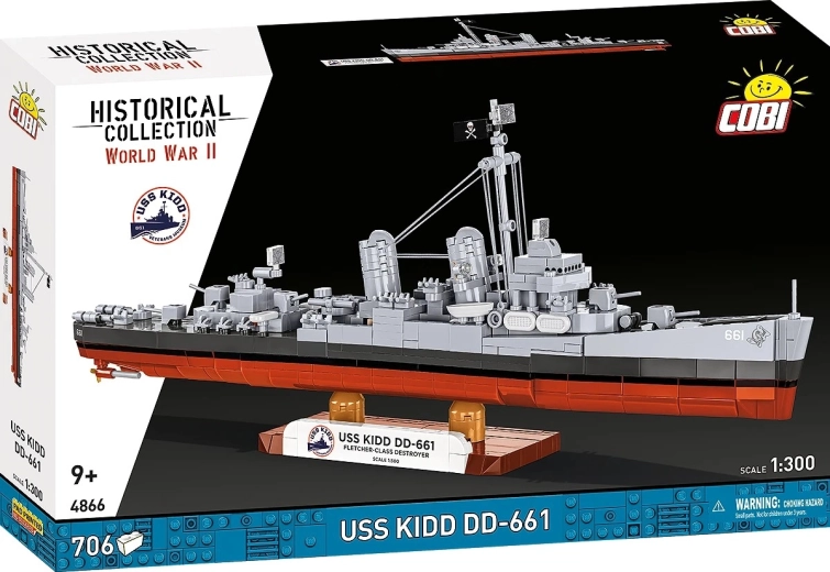 COBI USS Kidd (DD-661) építőjáték