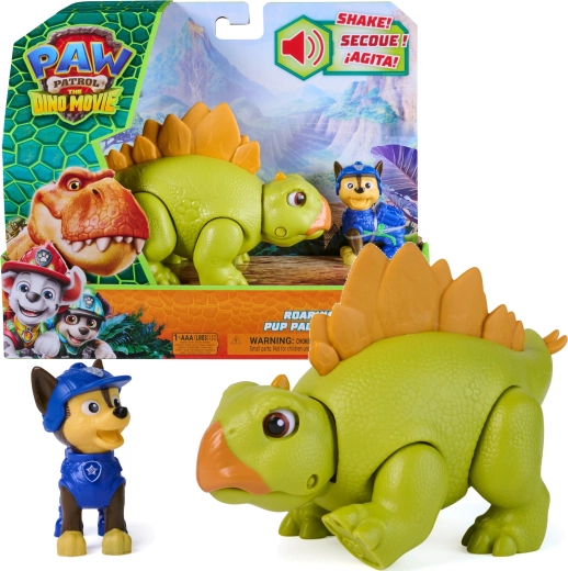 Spin Master Mancs őrjárat dinoszauruszok: Chase interaktív stegosaurusszal (10 cm)