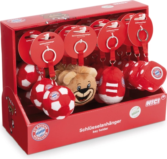 NICI plüss kulcstartó FC Bayern München 7 cm