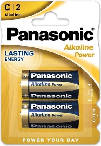Panasonic Alkaline Power LR14 C elemek, 2 db