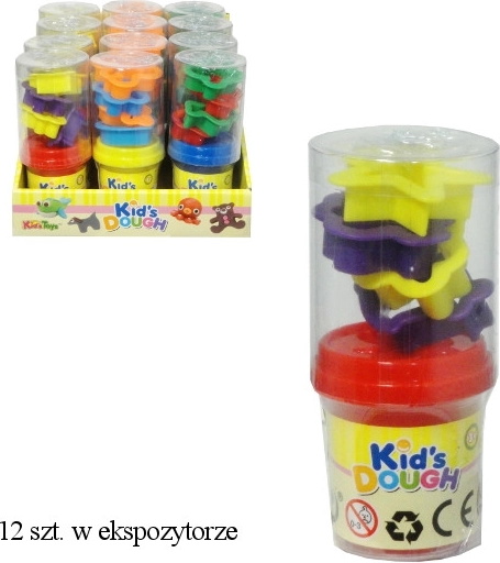 Gyurma formákkal, 12 db