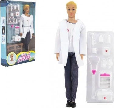 Orvos baba kiegészítőkkel, 30 cm