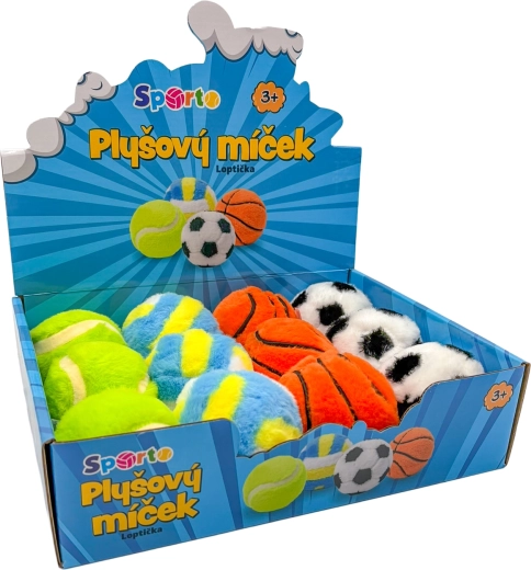 Sporto plüss labda - 1 db
