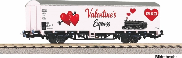 PIKO fedett vagon Valentin-napi Expressz H0 1:87 limitált kiadás