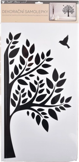 Fali matrica „Fa” fekete 32 × 60 cm