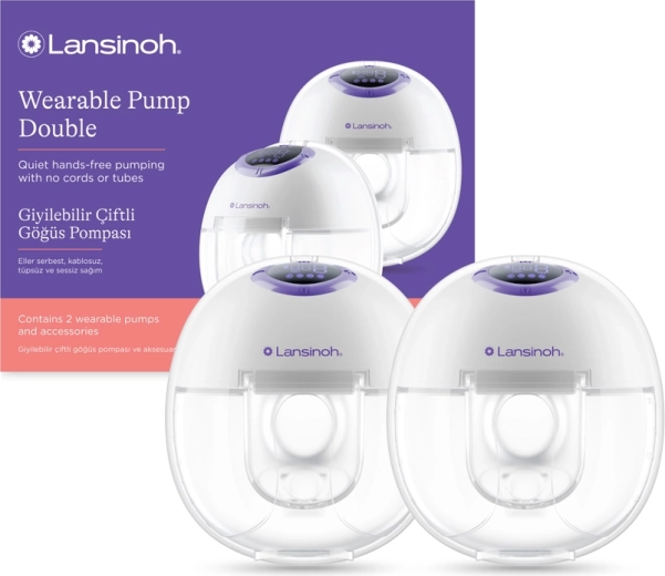 Lansinoh elektromos dupla, handsfree mellszívó Duo