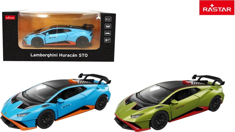 Rastar Lamborghini Huracan STO fém autómodell 1:32 kék - 1 db