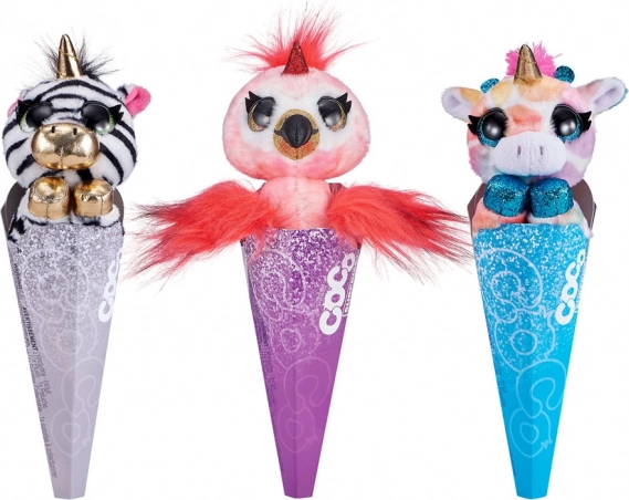 Coco Surprise Fantasy plüssállat meglepetéssel tölcsérben