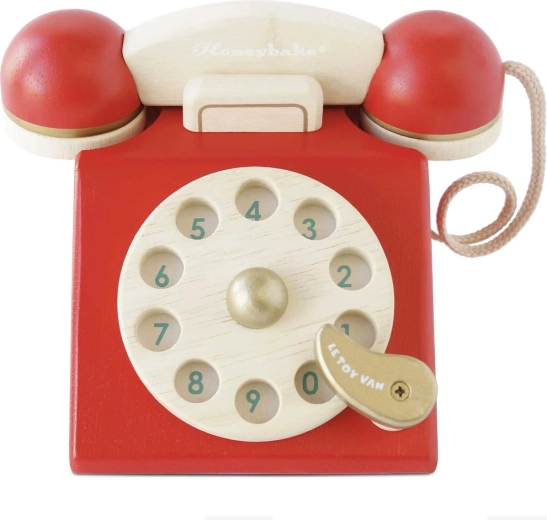 Fa retro játéktelefon gyerekeknek, Le Toy Van