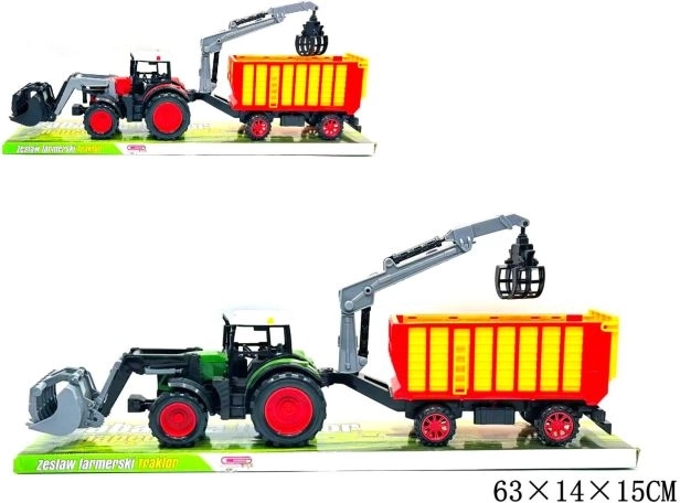 Traktor pótkocsival gyermekeknek