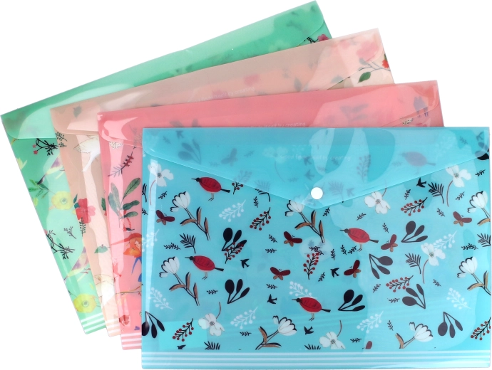 Pattentos irattartó mappa 26 × 36 cm Virágminta