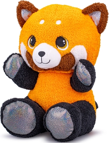 Plüss ülő vörös panda 16,5 cm