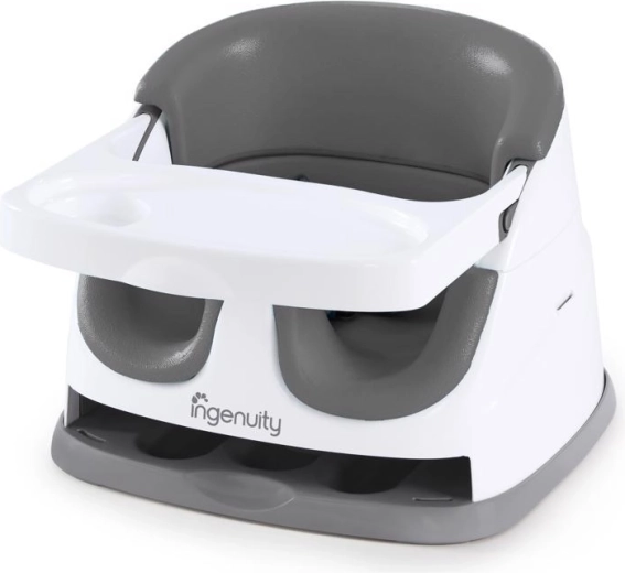 Ingenuity étkező ülésmagasító 2 az 1-ben Baby Base Slate 6 hó+ 22 kg-ig