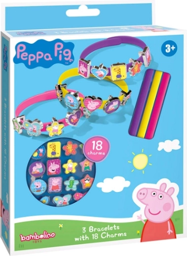 Peppa Pig medálos karkötőkészítő szett