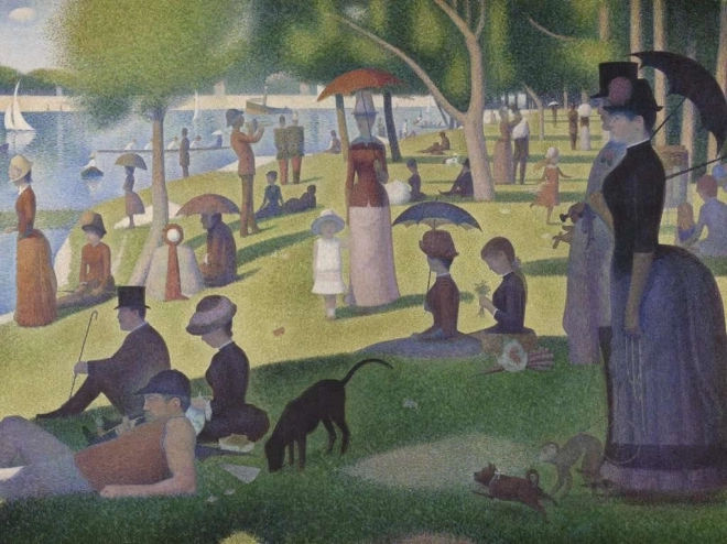 RAVENSBURGER puzzle Vasárnap délután a La Grande Jatte szigetén, 1500 darab