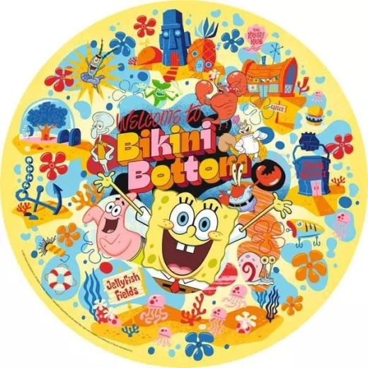 Ravensburger kerek kirakó SpongyaBob Kockanadrág 500 darabos