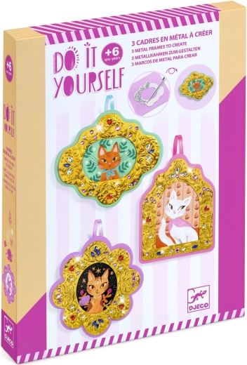 DJECO kreatív DIY készlet cicaportrék