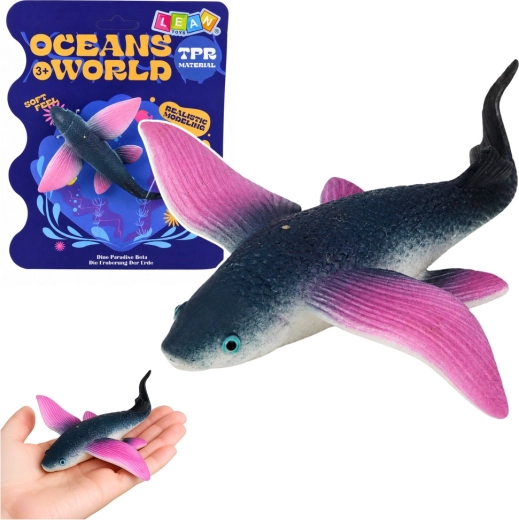 Oceans World repülőhal gumifigura 12,5 cm