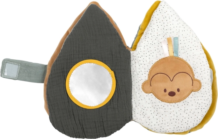 Nattou oktató textil babakönyv 13 × 20 cm