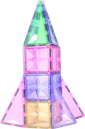 Cleverclixx mágneses építőjáték Petite Pastel Pack (36 db)
