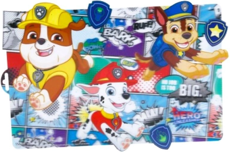 3D asztali alátét Mancs őrjárat
