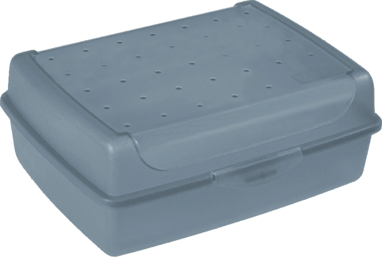 Luca Click Box MIDI műanyag doboz fedéllel, 1 l, kék