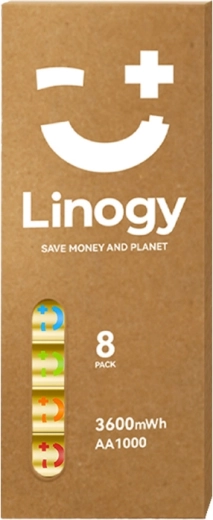 AA LINOGY Li‑ion Pro újratölthető akkumulátor készlet (8 db)