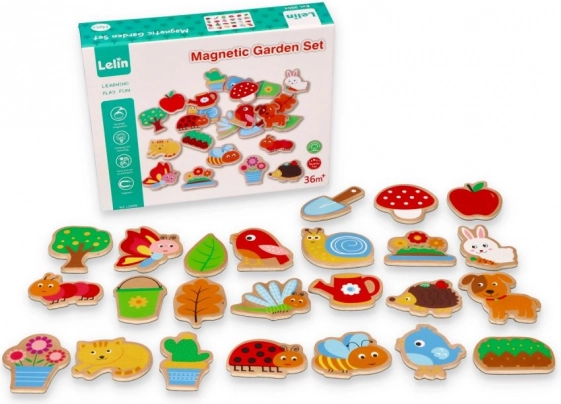 Mágnesek Kert - 24 Darab Készlet