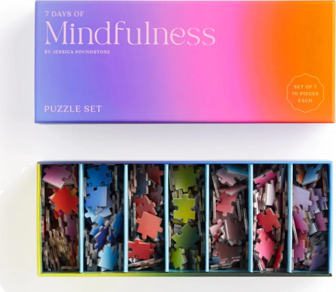 Puzzle Jessica Poundstone – 7 nap mindfulness (7 × 70 darab) a GALISON-tól