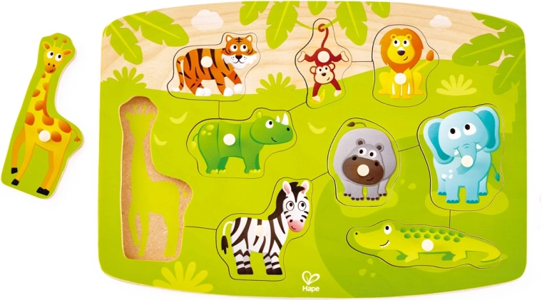Dzsungeles táblás puzzle