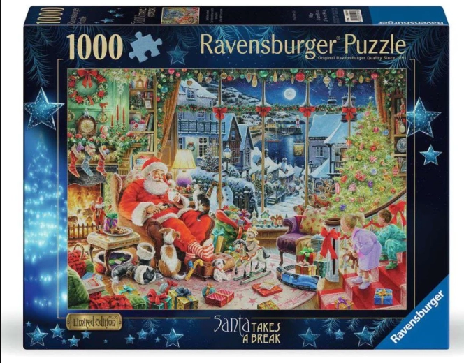 Ravensburger puzzle limitált kiadás 30. sz.: Mikulás szünetet tart, 1000 darab