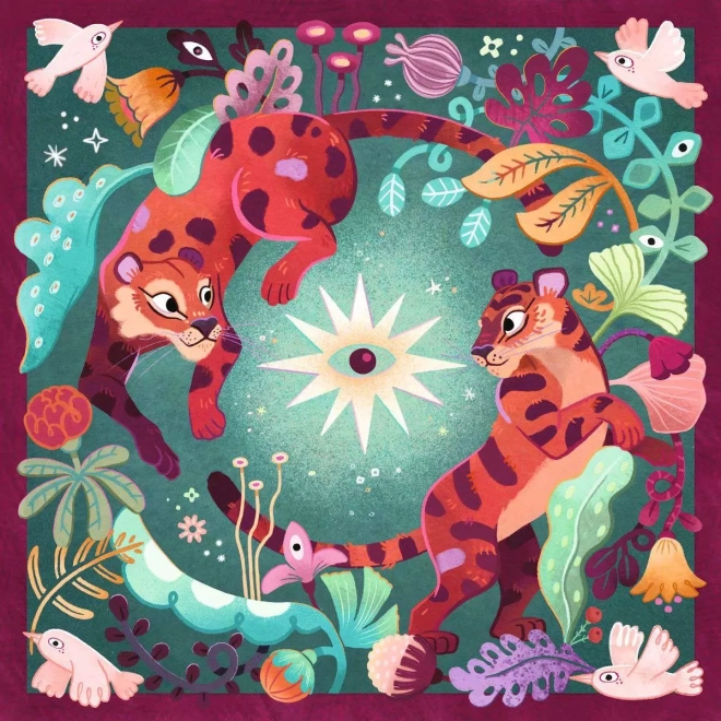 Ravensburger négyzet alakú puzzle Art & Soul: Állati álmok 756 darab