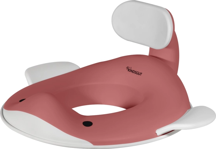 Kindsgut WC-szűkítő ülőke bálna, ó rózsaszín