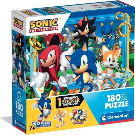 CLEMENTONI Sonic sündisznó kirakó, 180 darab