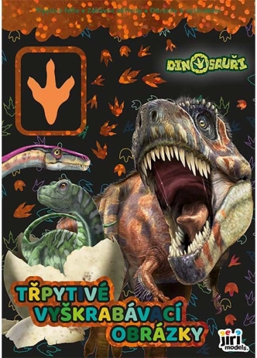 Csillogó kaparós képek – Dinoszauruszok