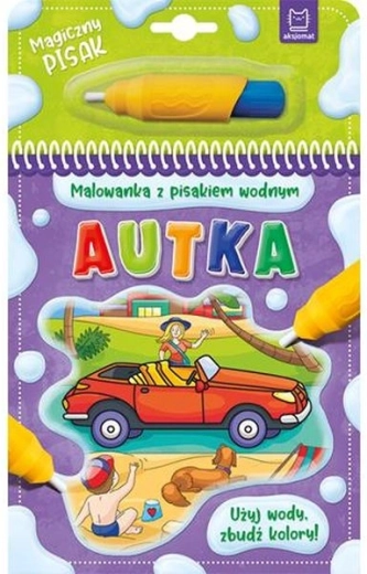 Vizes kifestő vizes filccel – Autók