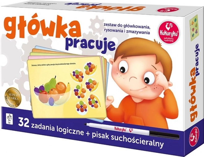 Główka pracuje – oktatási logikai játék 7 éves kortól
