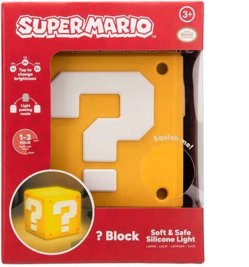 Super Mario SquishyGlo lámpa – Question blokk
