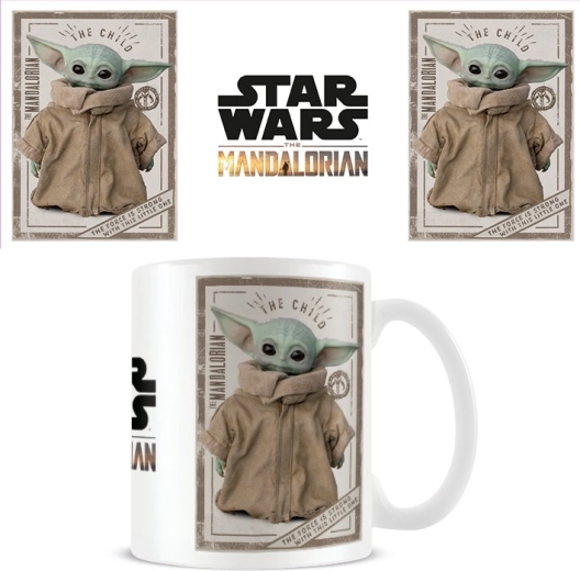 Star Wars kerámia bögre Mandalorian – The Child (Baby Yoda), 325 ml