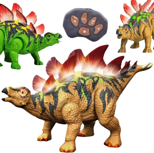 Woopie távirányítós stegosaurus fénnyel és hanggal
