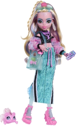 Monster High baba Lagoona Blue kiegészítőkkel