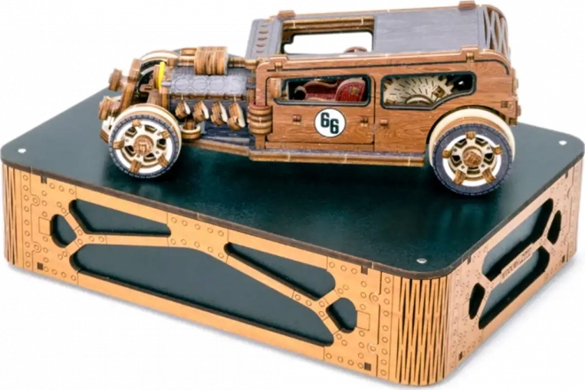 WOODEN CITY Hot Rod fa 3D kirakó – limitált kiadás