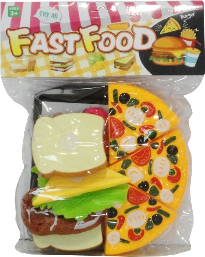Konyhai szeletelhető játékszett – pizza és pirítós tálcával