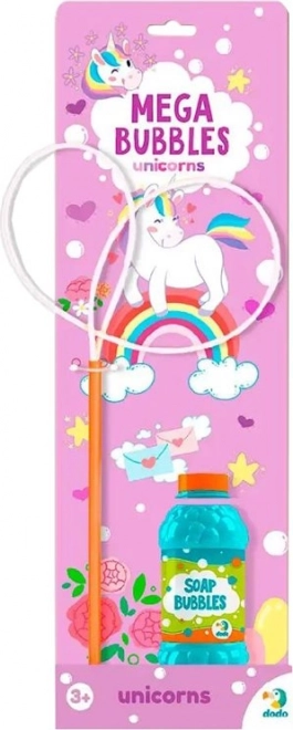 Mega bűvösbuborék Egyszarvú 450ml